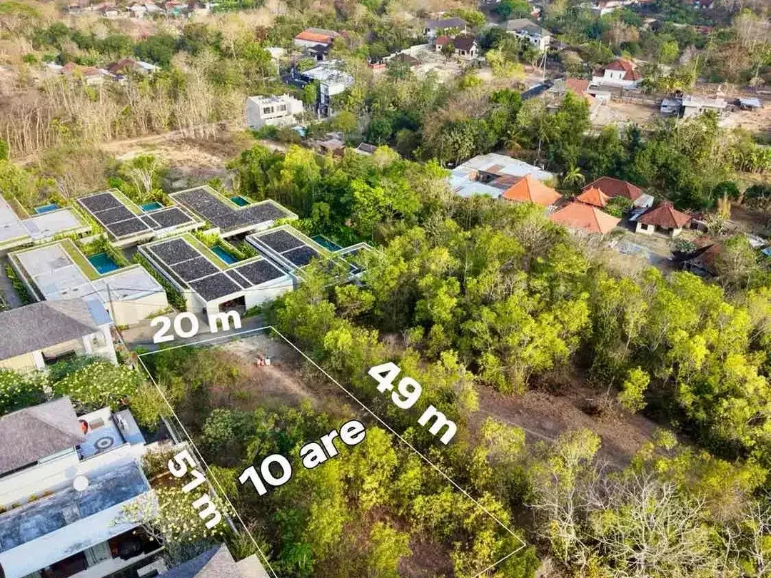 DIJUAL TANAH OCEAN VIEW DI UNGASAN BALI – LINGKUNGAN VILLA - Image 1 of 8