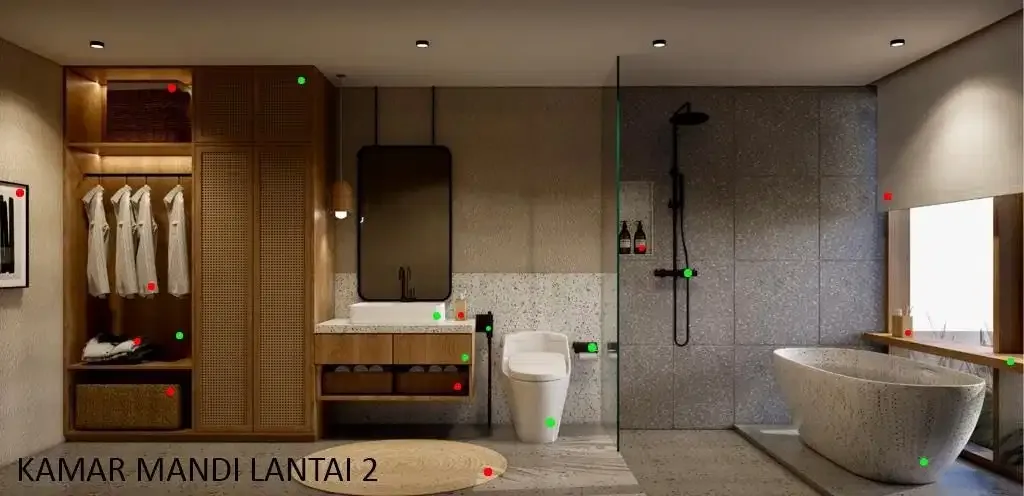 Dijual Villa 3 Kamar Tidur di tengah areal villa elite di Jimbaran. - Image 8 of 10