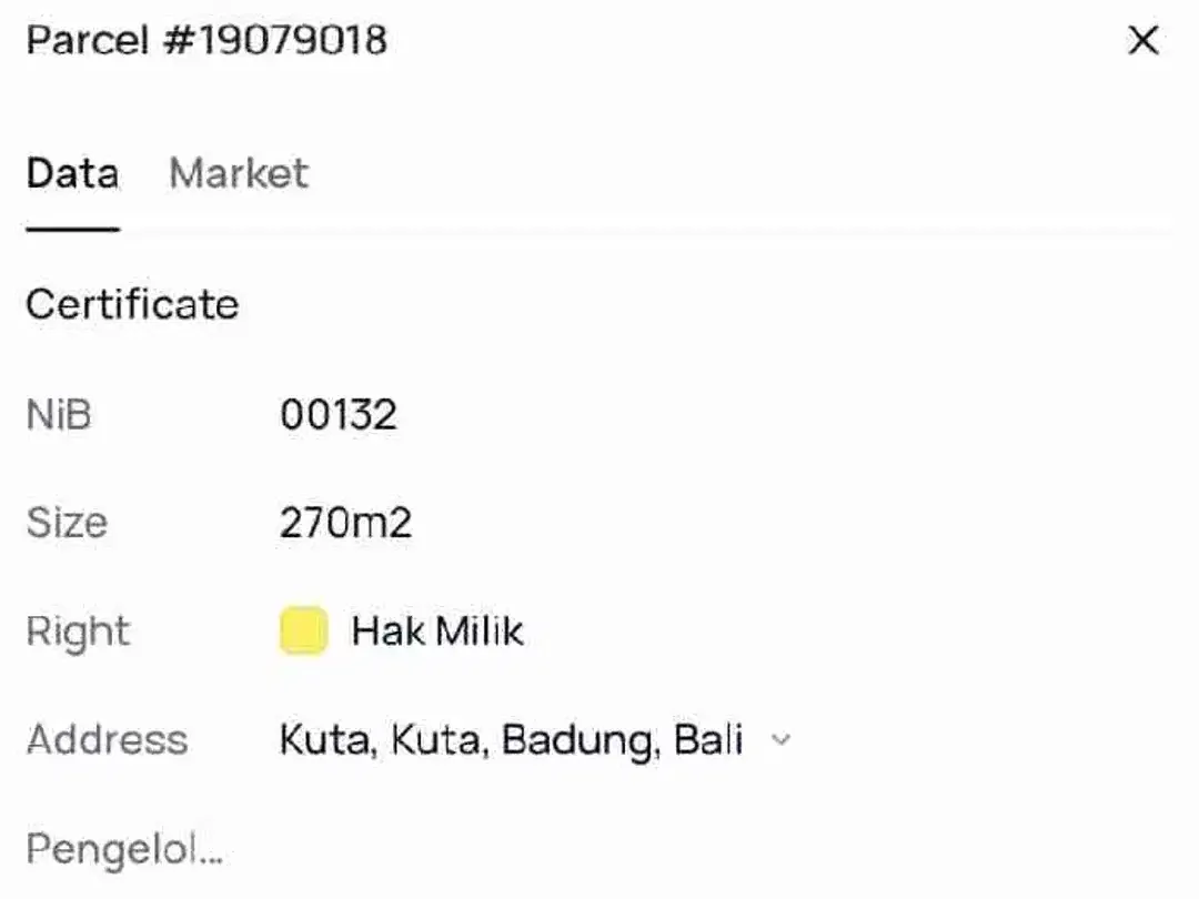 JUAL Tanah Are Premium Luas 2.7are/270m² Jl Merdeka Raya Kuta, Zona Perdagangan & Jasa area Strategis Investasi - Image 7 of 10