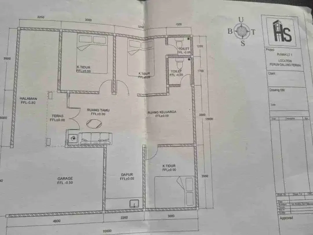 Di jual rumah baru minimalis tahap pembangunan di dalung permai Kerobokan kaja tidak jauh dengan Canggu - Image 5 of 10