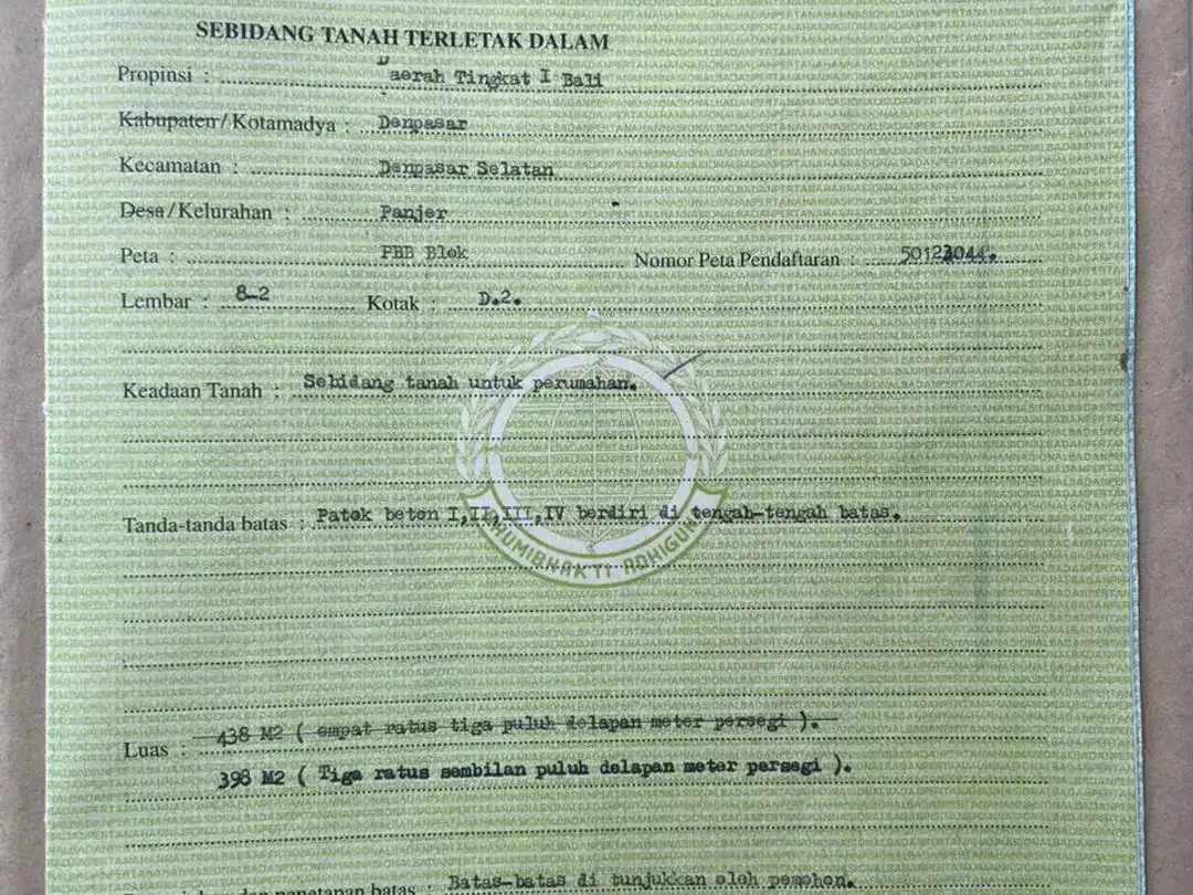 Dijual tanah Isi bangunan toko + kost 6 kmr Lokasi tkd batanghari Panjer Denpasar Selatan - Image 4 of 5