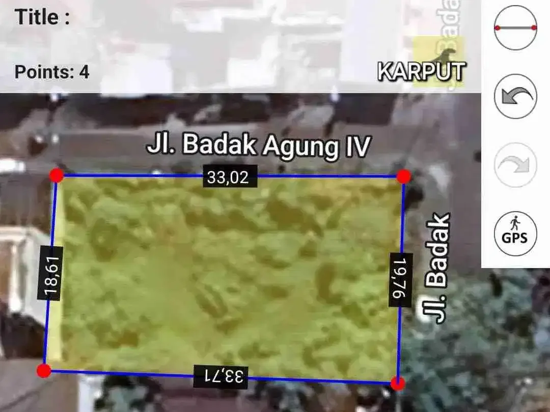 TANAH PREMIUM BADAK AGUNG 100 METER DARI JALAN UTAMA COK AGUNG TRESNA RENON SUDAH TEMBOK KELILING - Image 6 of 10