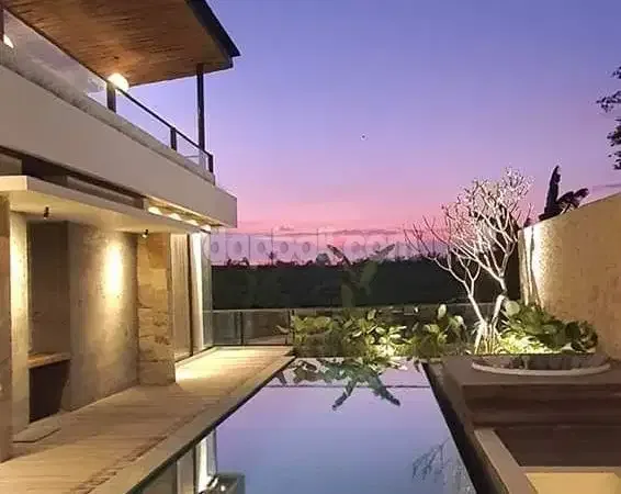 For sale luxury villa in Tumbak Bayuh Pererenan with rice field view - Image 3 of 10