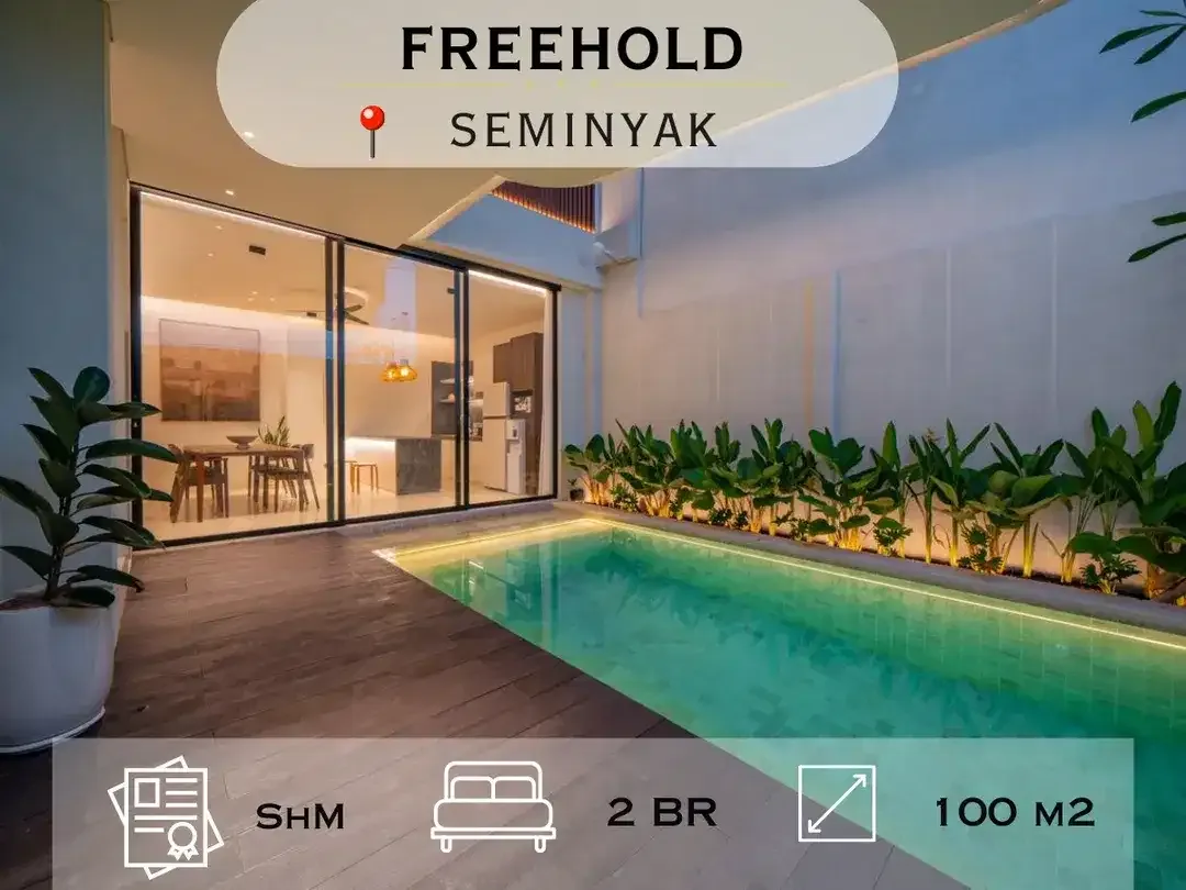 Exclusive 2-Bedroom Tropical Villa In Seminyak - Image 1 of 10