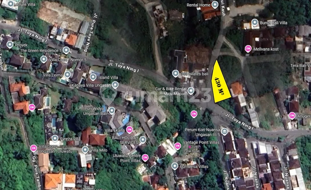 Tanah Premium 4,3 Are Super Lebar & Strategis di Ungasan - Image 2 of 4