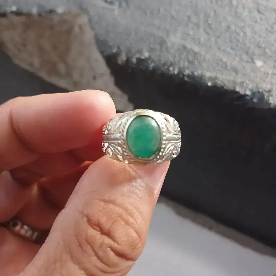 Cincin Natural Hijau Lumut - Image 7 of 7