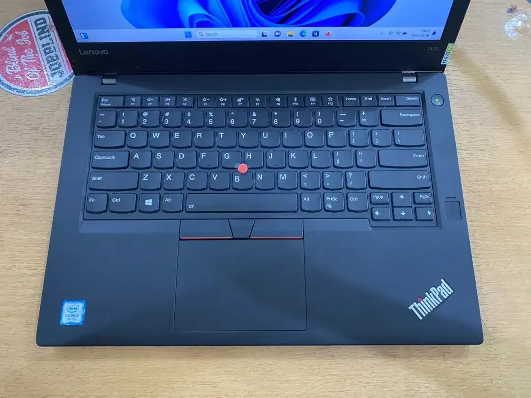 Lenovo ThinkPad T470 Core i7Gen7 Ram 16GB SSD 256GB Slim Mulus - Image 2 of 10