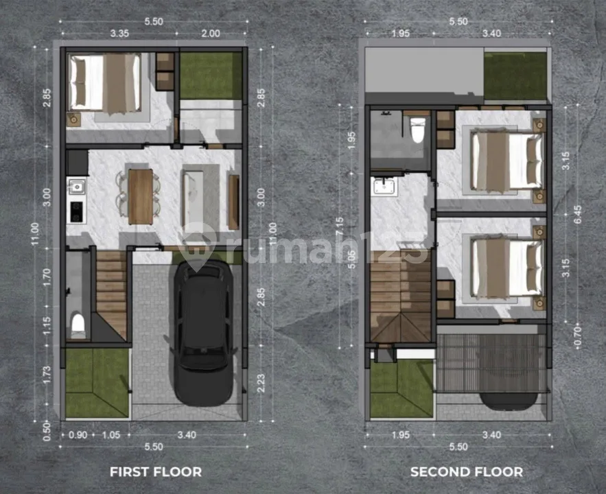Di Sewakan Rumah 2 Lantai 3 Kamar Monang Maning - Image 2 of 4