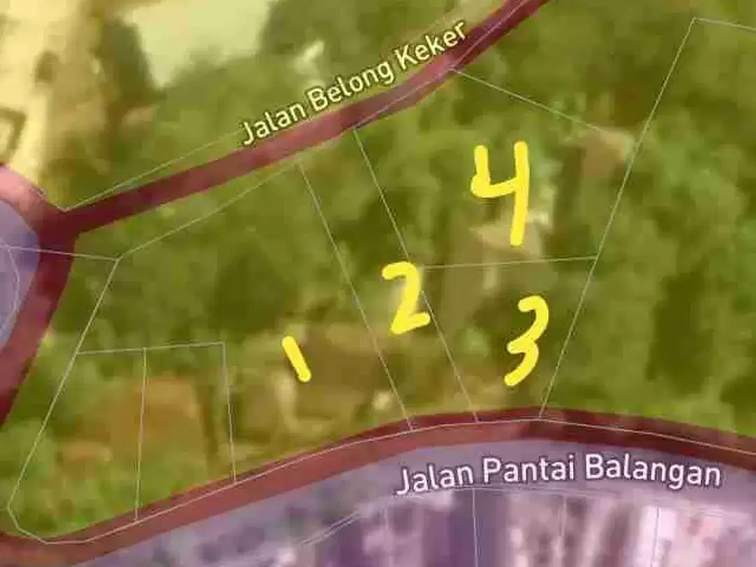 Tanah 2.000m² Bonus Villa di Raya Pantai Balangan Jimbaran - Image 2 of 10