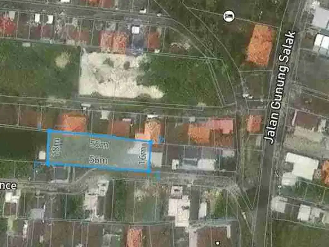 Tanah premium 9,85are GUNUNG SALAK pradasari dekat seminyak  Kawasan villa elite kerobokan 875jt/are - Image 3 of 6