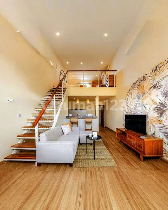 For Monthly Rent Modern Cozy Loft In Seminyak - Stylish 1Br Apartment With Fast Wifi & Full Facilities! - Image 2 of 4