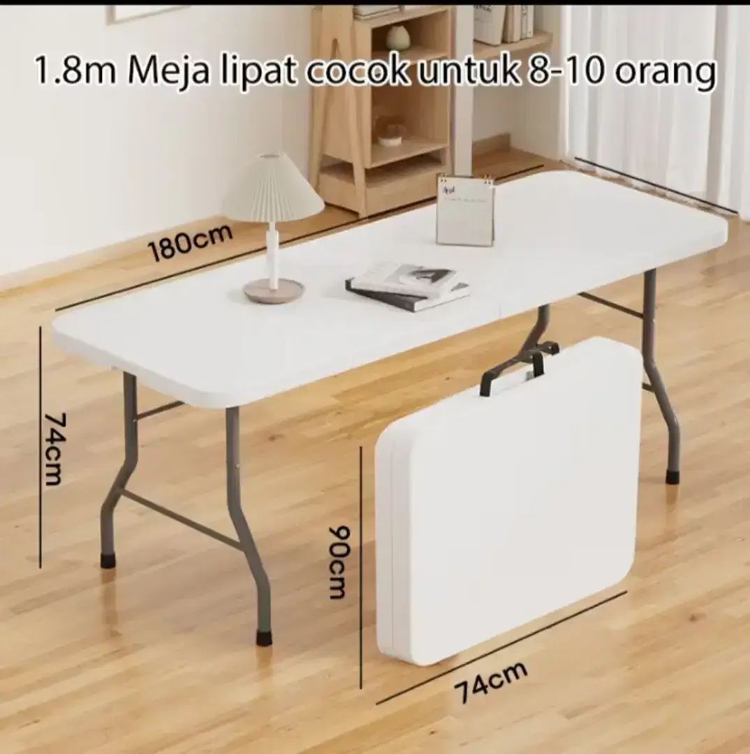 Meja lipat 180 cm - Image 1 of 3