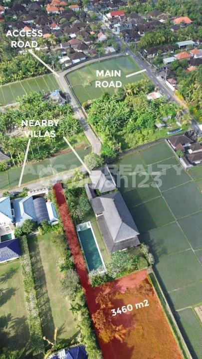 Tanah Strategis Luas Depan Pantai Zona Pariwisata di Tabanan - Image 2 of 4