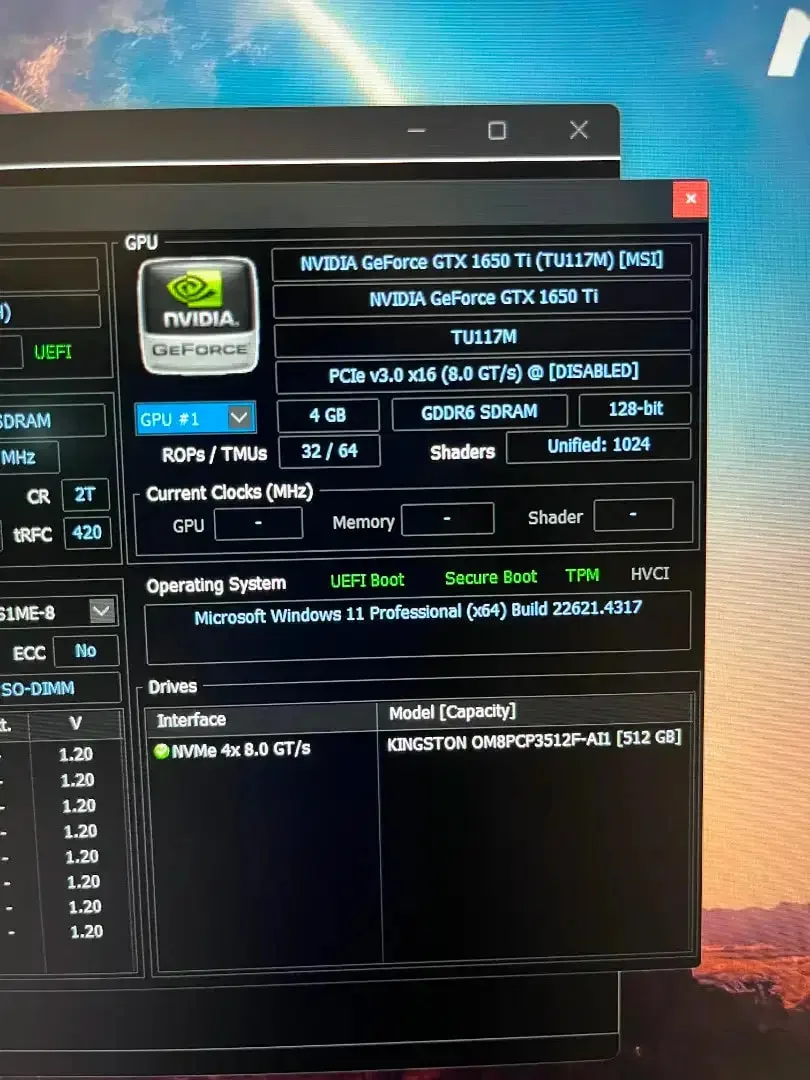 Dijual Laptop Gaming MSI GF63 THIN 10SCSR intel core i5 gen10 - Image 6 of 8