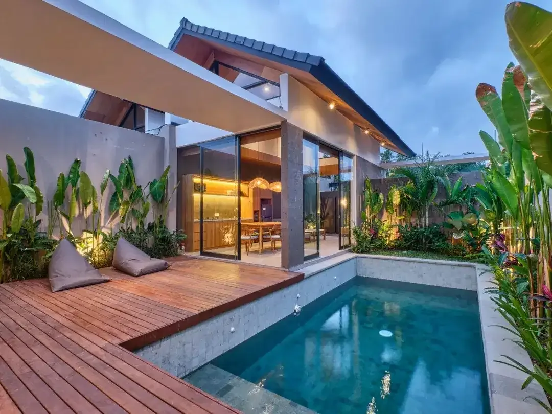 Villa mewahyang menawarkan hunian berkonsep modern yang stylish dan nyaman di Kemenuh,Ubud, Gianyar - Image 1 of 7