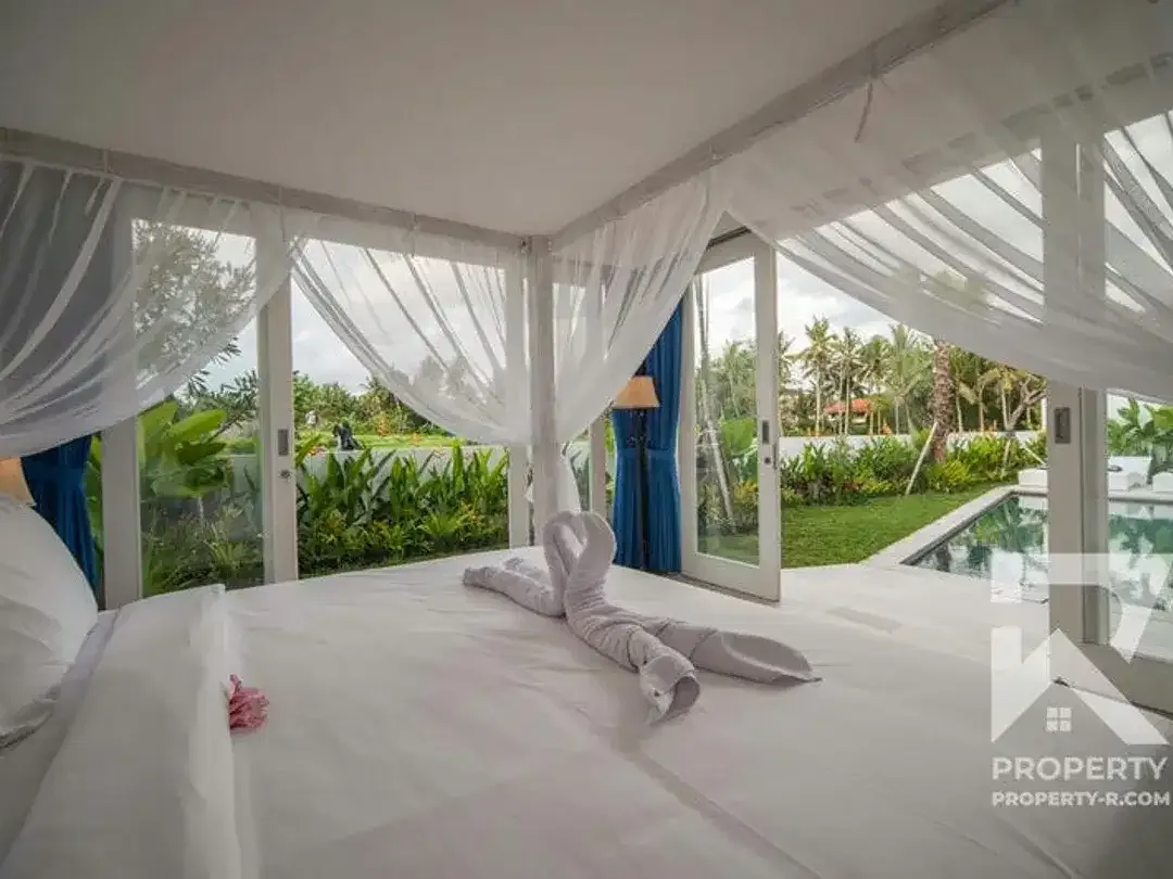 Vila 3 Kamar Tidur Luas dengan Pemandangan Sawah di Ubud Bali untuk Dijual Leasehold Hak Sewa - Image 7 of 10