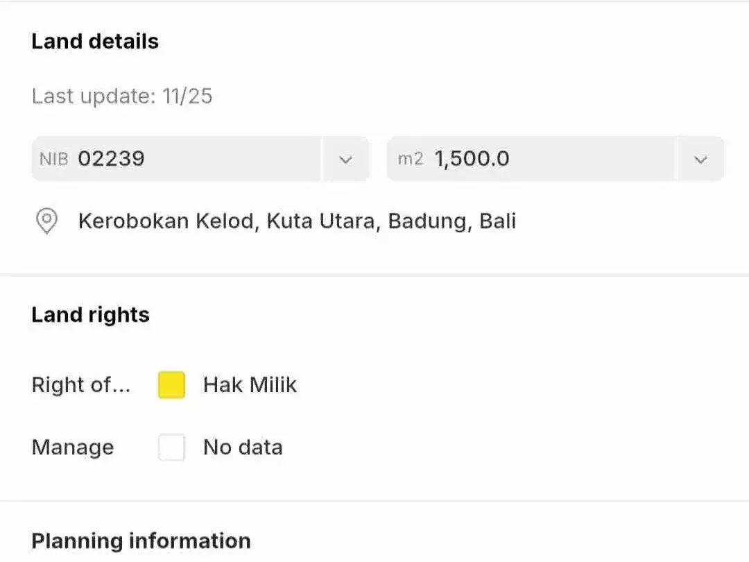 Tanah komersil Strategis raya teuku umar barat Kerobokan Bali - Image 5 of 7
