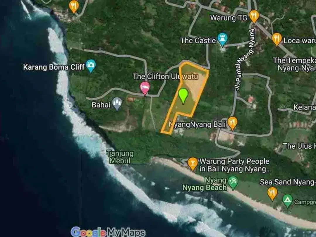 DIJUAL TANAH TEBING, NYANG NYANG, ULUWATU - Image 9 of 10
