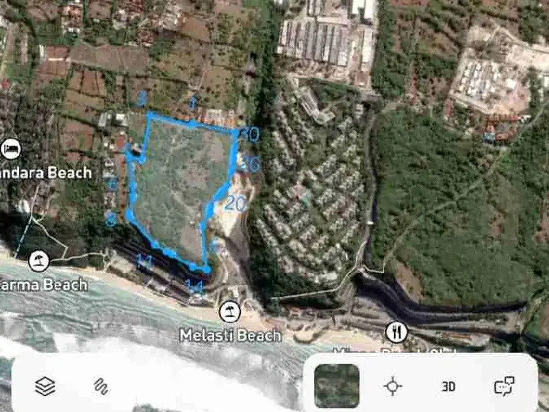 LAND FOR SALE PRIME CLIFFFRONT SEA VIEW IN UNGASAN DI SEWAKAN LOSS TEBING UNGASAN BALI - Image 2 of 5