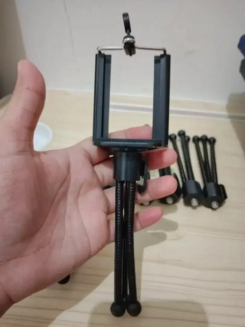 Tripod Kaki Senter Holder Bahan Besi Lentur Kuat,bisa untuk HP, camera - Image 6 of 8