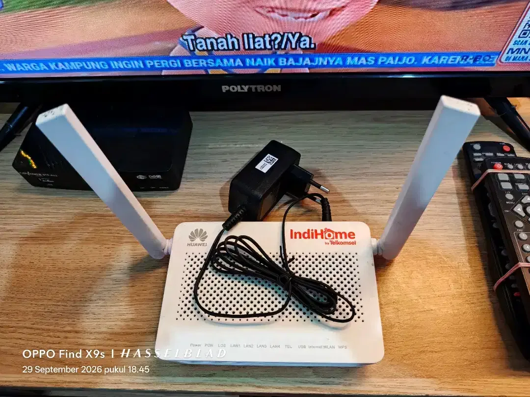 Router modem Indihome copotan 1 bln pakai normal no minus - Image 1 of 5
