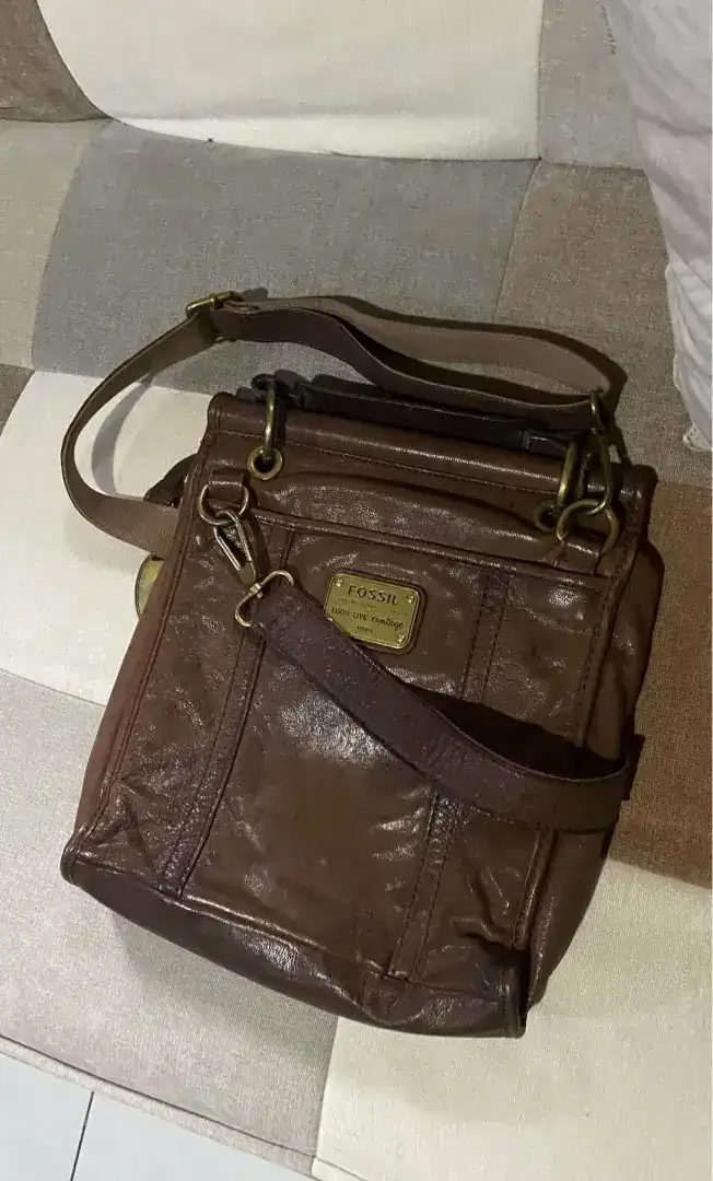 TAS FOSSIL VINTAGE ORIGINAL ISTIMEWA BERSIH TERAWAT - Image 3 of 4