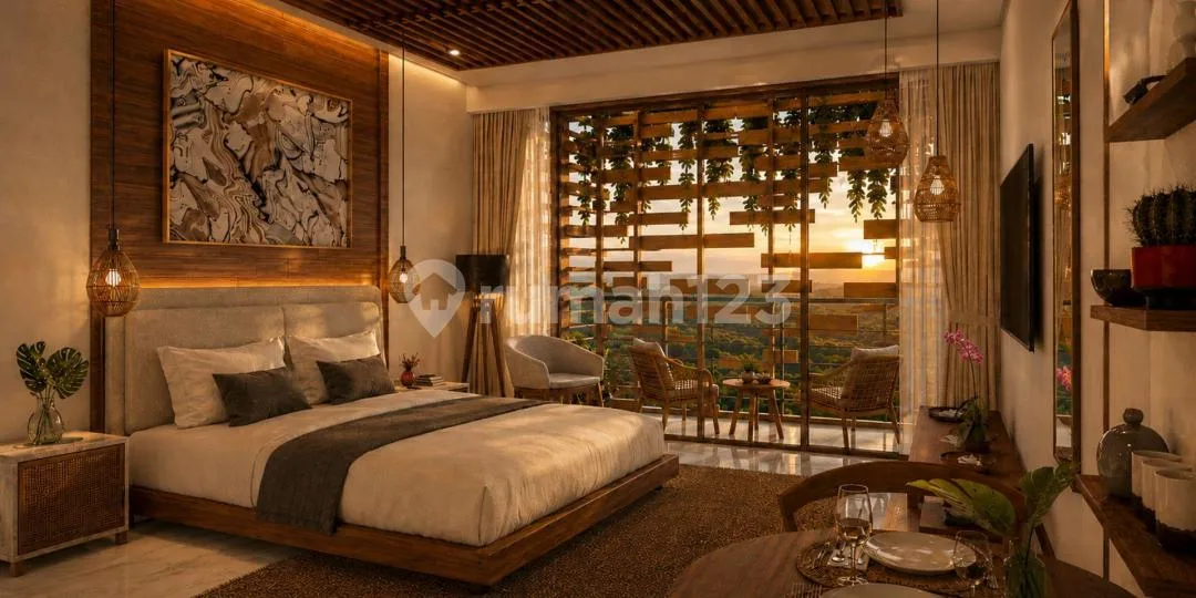 Dijual Apartemen 1Br Ocean View di Pecatu Uluwatu, Leasehold 30 Tahun - Image 1 of 3