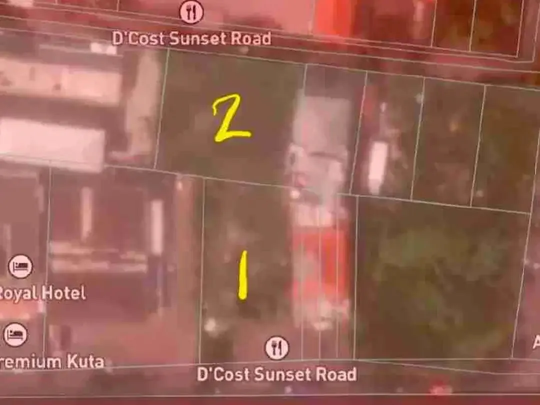 Lahan 2.352 m² di By Pass Sunset Road Kuta Akses Dua Sisi - Image 8 of 10