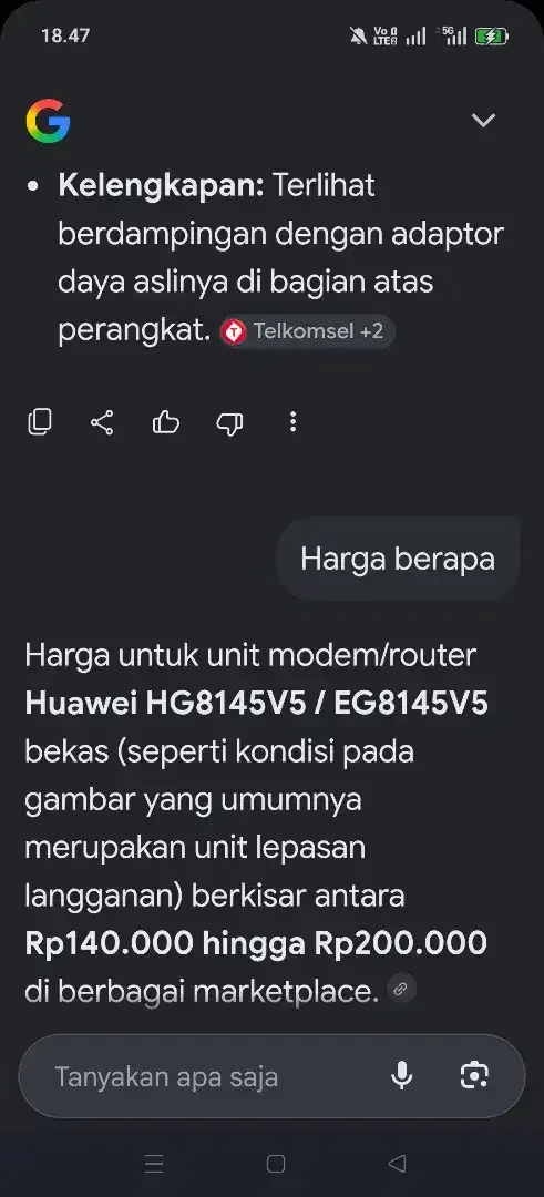 Router modem Indihome copotan 1 bln pakai normal no minus - Image 5 of 5