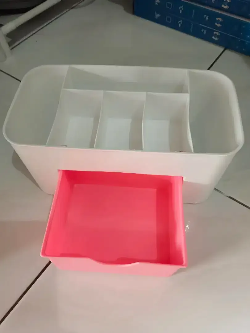 20rb BARU-Rak/Laci Kosmetik Mini Serbaguna,bahan plastik Uk. 21x10x9cm - Image 2 of 5