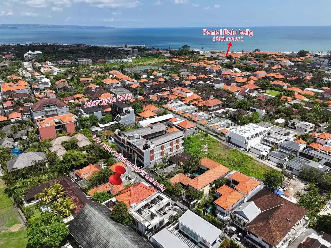 tanah exclusive 2 are lokasi batubelig Seminyak kawasan hotel dan resto - Image 7 of 10