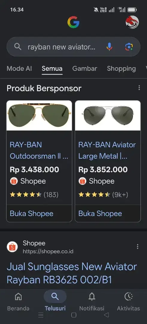 Ray ban New Aviator Rb-3625 original - Image 8 of 10
