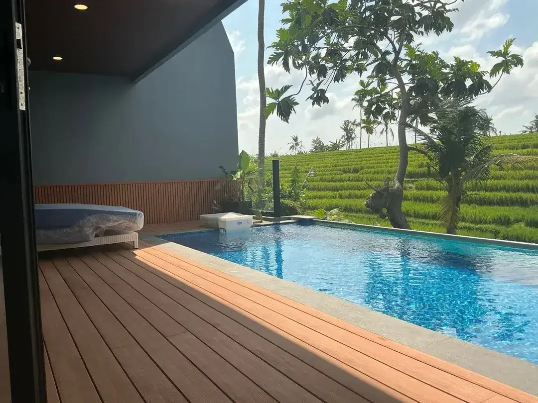 Vila berperabot lengkap dengan pemandangan sawah langsung, harga di bawah 5 miliar. - Image 9 of 9