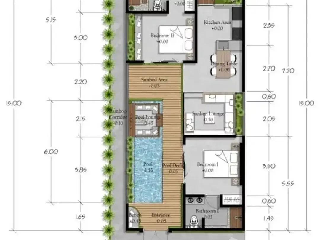 2 Bedroom Villa for sale in Kediri, Bali - Image 6 of 6