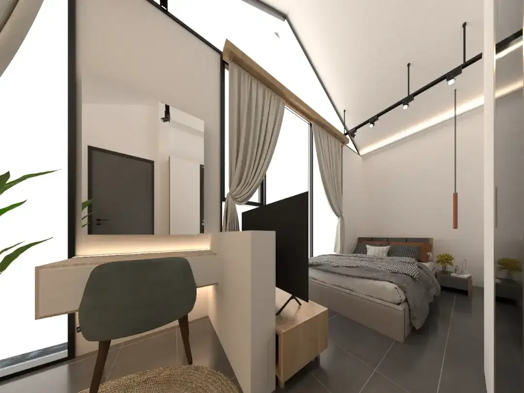 villa baru di Dalung, lokasi strategis, furnish, daerah berkembang pesat - Image 6 of 7