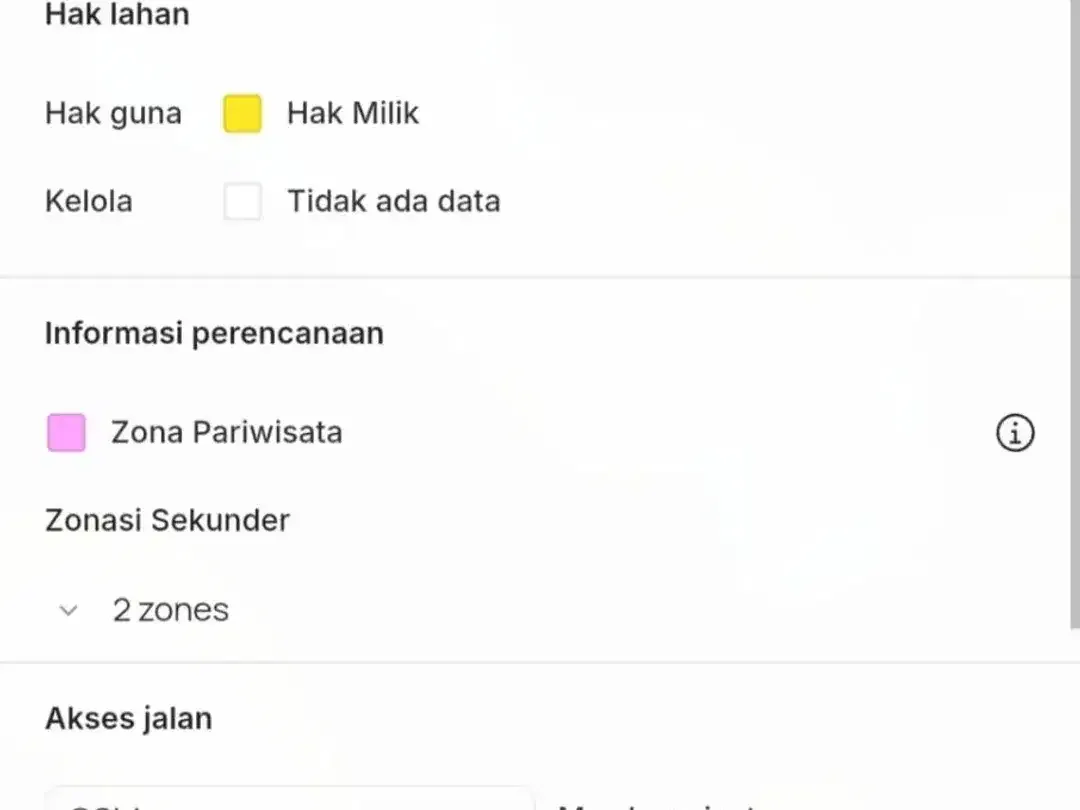 Dijual tanah di jalan utama pantai pererenan canggu. - Image 2 of 10