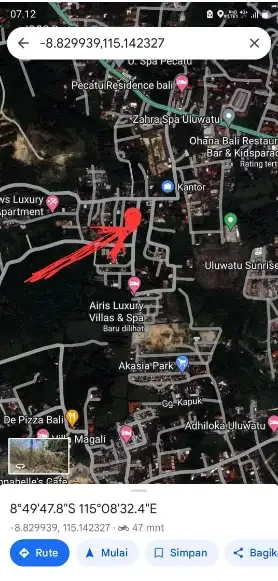 Tanah 2 Are Dekat Villa Airis Ungasan - Image 7 of 7