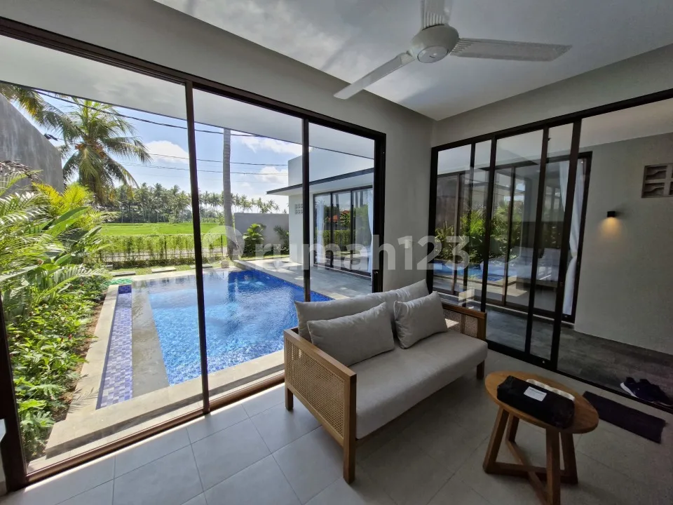 Rumah Villa Leasehold view sawah di Ubud - Image 1 of 4