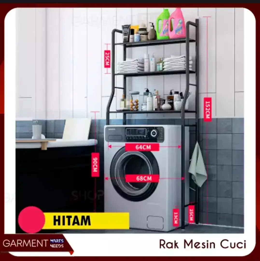 Rak mesin cuci tiga susun - Image 2 of 2