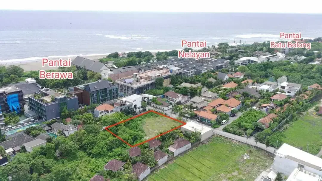 DIJUAL TANAH AREA PREMIUM JALAN KAKI KE PANTAI BERAWA - Image 1 of 8