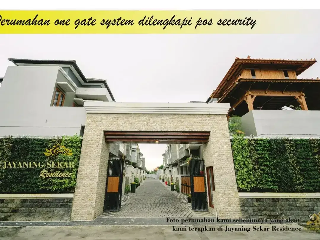 RUMAH CLUSTER ONE GATE 10 MENIT DARI PANTAI SANUR JL. SEKARSARI DENPASAR BALI - Image 10 of 10