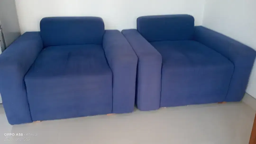 Kursi sofa biru - Image 4 of 5
