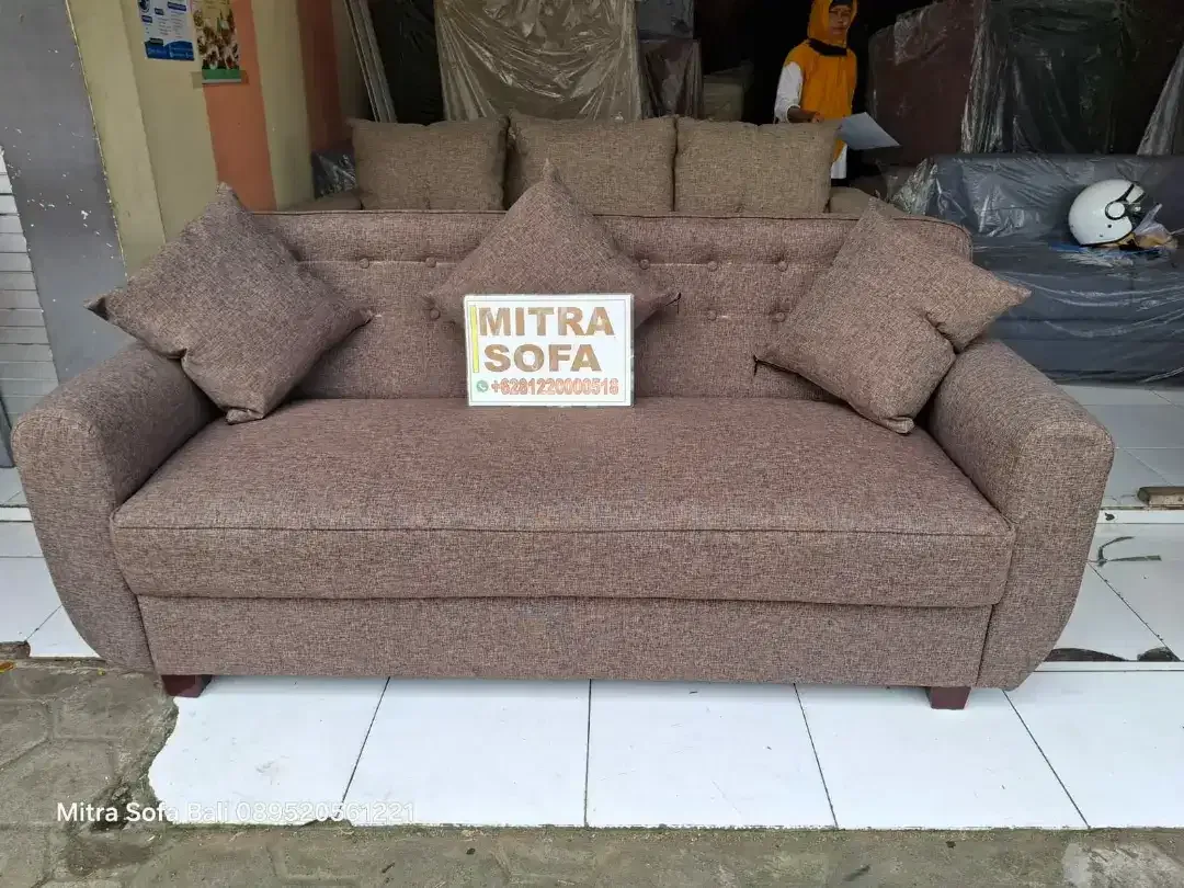 Sofa Single 2 ddkn / 3 Orang Duduk untuk Depan Tv ,di Dalam Kamar kos - Image 4 of 4