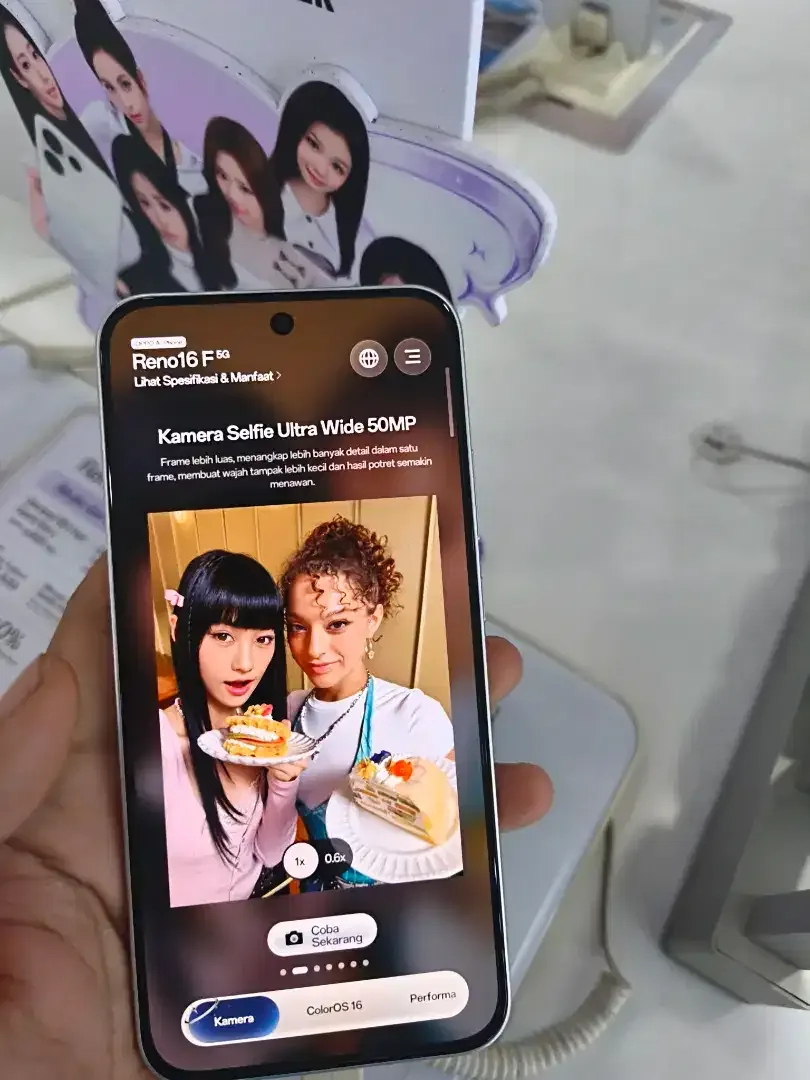 Readyy Oppo Reno 16 F 5G.Bisa cicilan murah syarat mudah cukup KTP. - Image 1 of 1