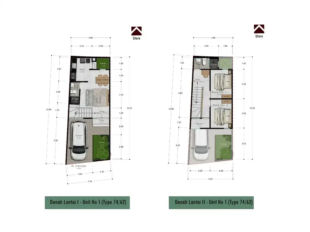 Dijual Rumah Modern Tropis Lokasi Strategis di Badung, Kuta Utara - Image 7 of 7