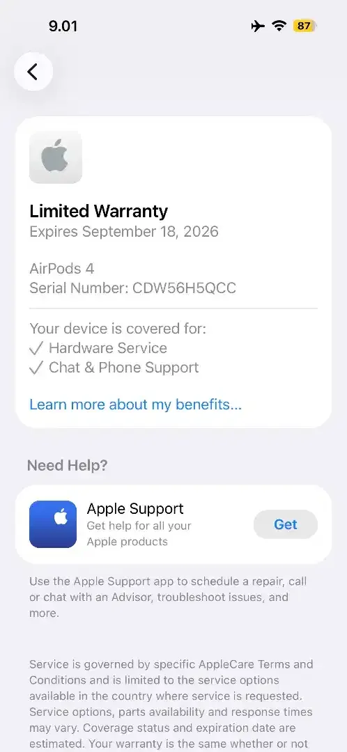 Airpods 4 Non ANC Original TAM Pemakaian Pribadi - Image 6 of 7