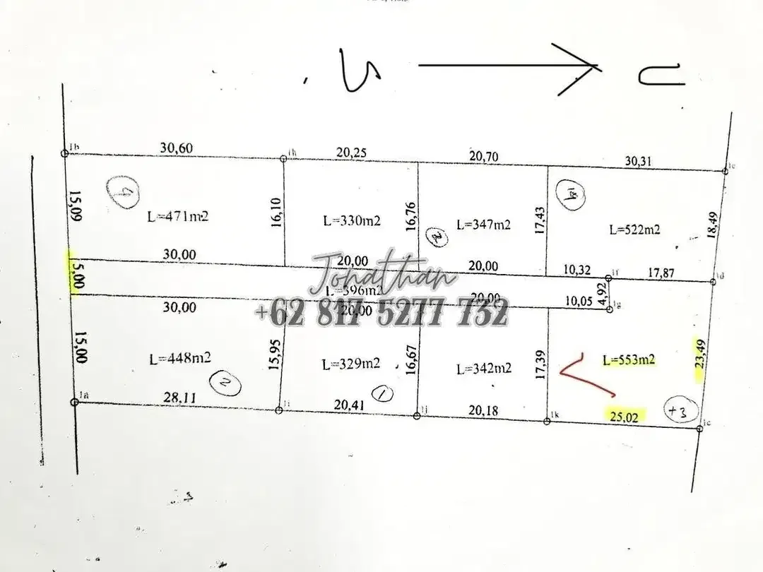 Dijual Tanah Kavling Pantai Balangan Zona Wisata Kuta Selatan - LSADT - Image 10 of 10