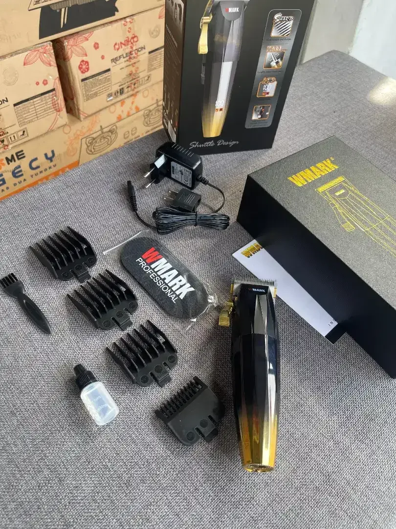 ORIGINAL MERK WMARK CLIPPER CUKUR RAMBUT BARU - Image 3 of 4
