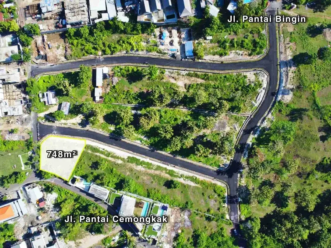 Tanah Komersil 748m² View Laut Pantai Bingin - Image 5 of 10