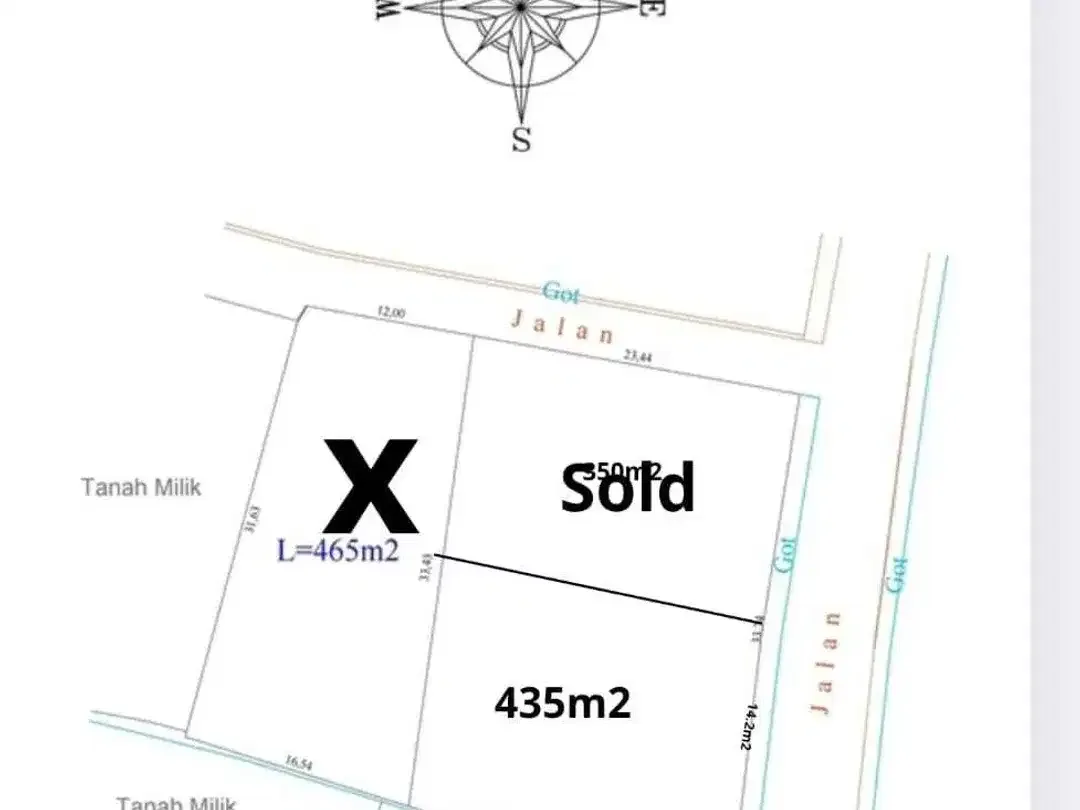 Land for sale in Canggu, Bali - Image 1 of 9
